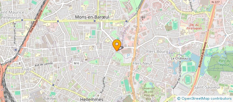 localisation de l'entreprise SCI B.D.L  MONS-EN-BARUL