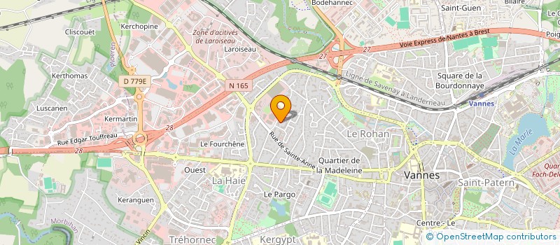 localisation de l'entreprise SCI B.D.L.M. à VANNES