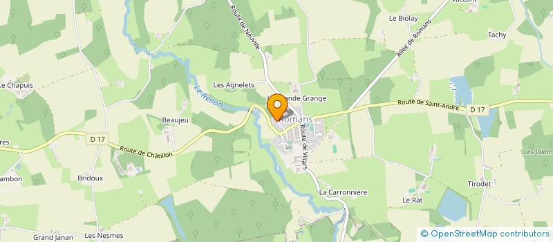 localisation de l'entreprise SCI B.D LES CHARMILLES  ROMANS