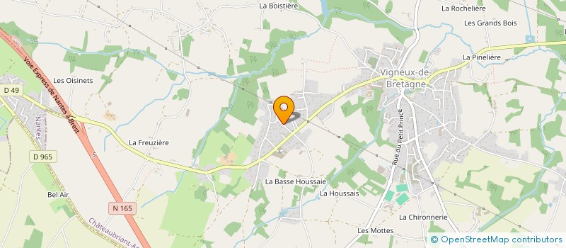 localisation de l'entreprise SCI B.D.M. à VIGNEUX-DE-BRETAGNE