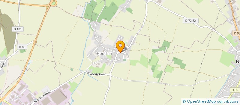 localisation de l'entreprise SCI B.D.N  HOUCHIN