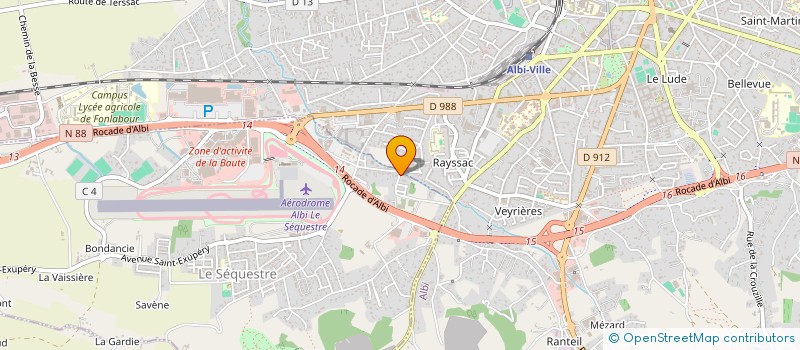 localisation de l'entreprise SCI B.D. PATRIMOINE  LE SEQUESTRE