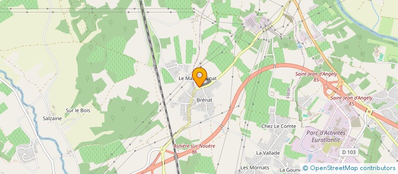 localisation de l'entreprise SCI B.D.U. à FLEAC
