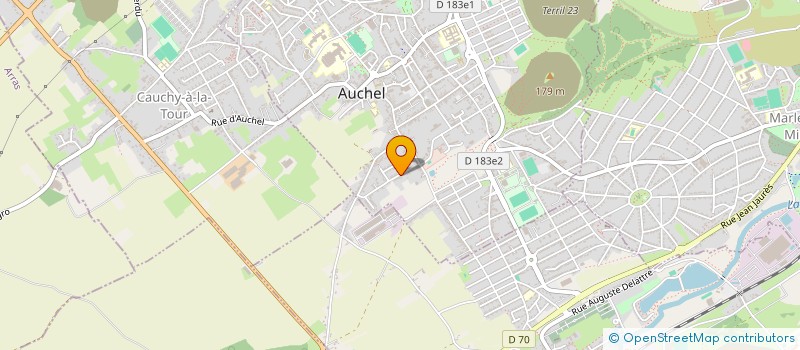 localisation de l'entreprise SCI B D V M  AUCHEL