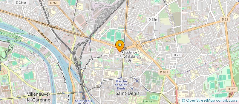 localisation de l'entreprise SCI B D VALDAMPIERRE à SAINT-DENIS
