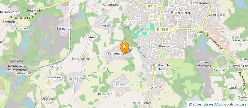 localisation de l'entreprise SCI B.E.3.J.  PLOEMEUR