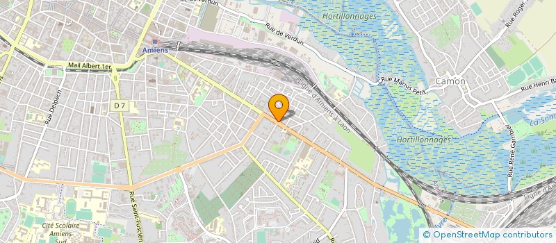 localisation de l'entreprise SCI B.E  AMIENS