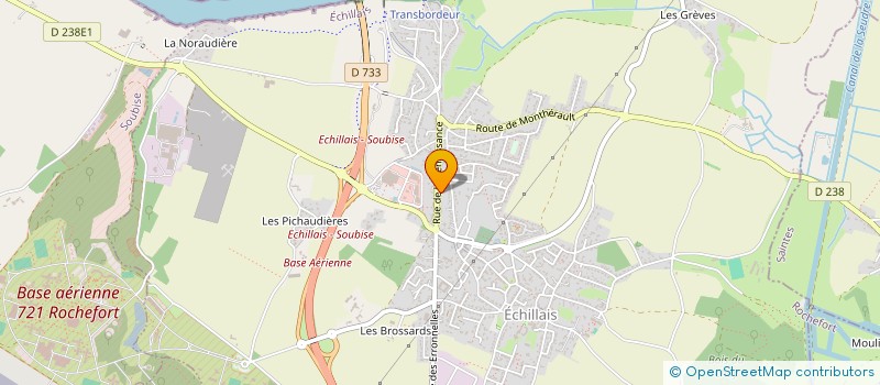 localisation de l'entreprise SCI B.E.C.C.2  ECHILLAIS