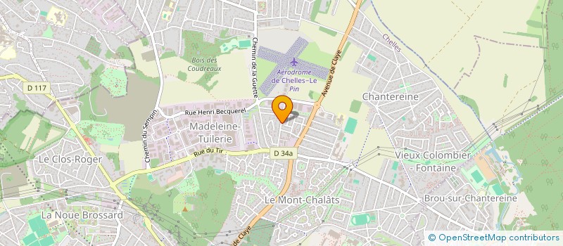 localisation de l'entreprise SCI B.E.F.R  CHELLES