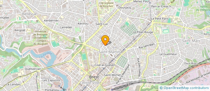 localisation de l'entreprise SCI B.E.I  BREST