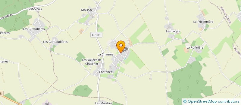 localisation de l'entreprise SCI B.E.L  SAINT-VINCENT-LA-CHATRE