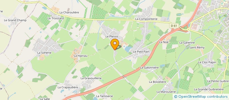 localisation de l'entreprise SCI B.E.P.C. COTE DE JADE  SAINT-PHILBERT-DE-GRAND-LIEU