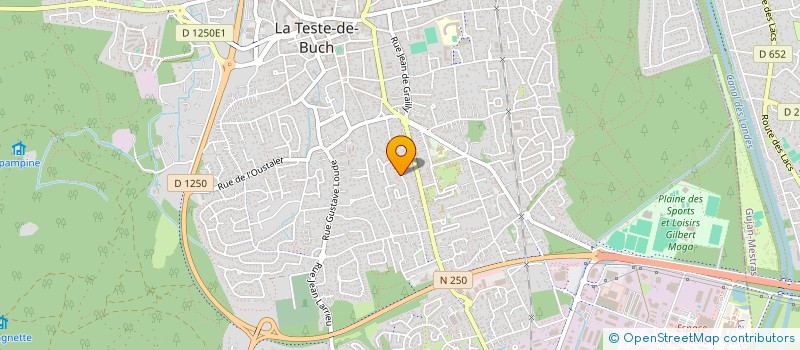 localisation de l'entreprise SCI B ET B à LA TESTE-DE-BUCH