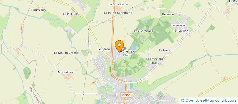 localisation de l'entreprise SCI B ET B à LEVROUX
