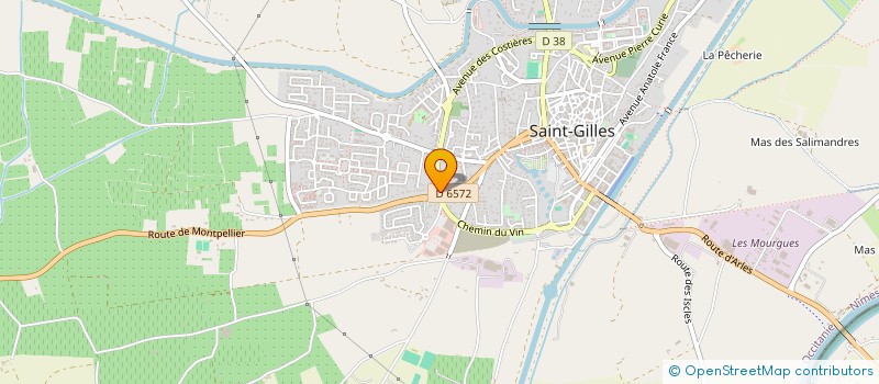 localisation de l'entreprise SCI B ET C à SAINT-GILLES