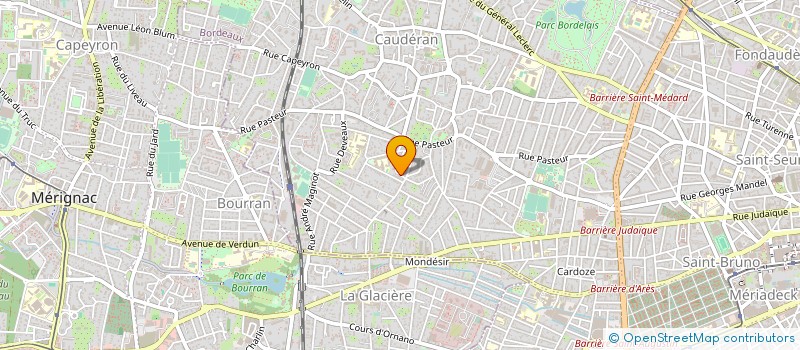 localisation de l'entreprise SCI B ET P à BORDEAUX