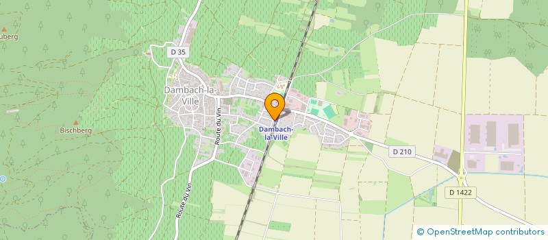 localisation de l'entreprise SCI B ET R  DAMBACH-LA-VILLE