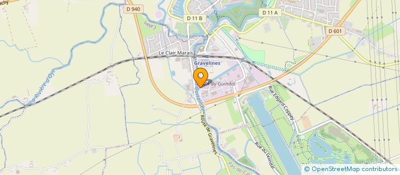 localisation de l'entreprise SCI B F à GRAVELINES