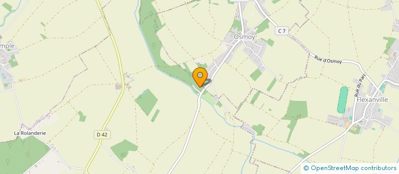 localisation de l'entreprise SCI B.F.A.  ORGERUS