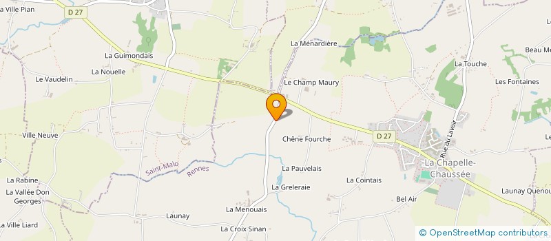 localisation de l'entreprise SCI B.F.A.M.B.  LANGOUET