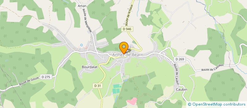 localisation de l'entreprise SCI B.F.D.C 1 ETIGNY  ARTHEZ-DE-BEARN