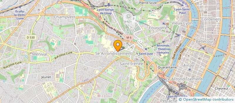 localisation de l'entreprise SCI B.F.G.T.  LYON