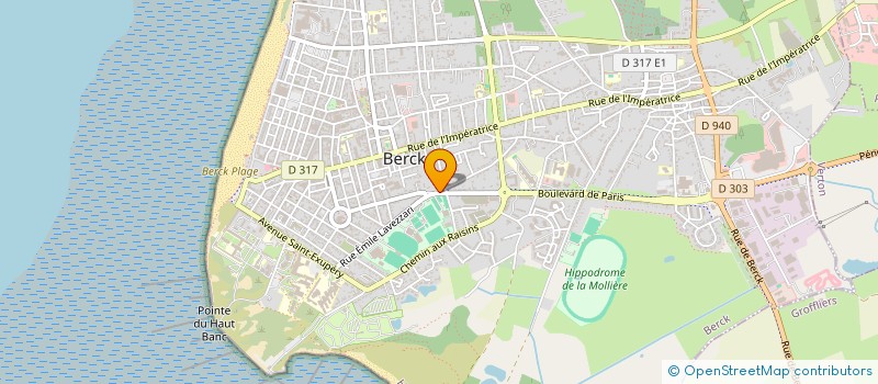 localisation de l'entreprise SCI  B.F.I. à BERCK