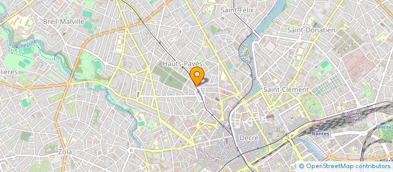 localisation de l'entreprise SCI B.F.I. à NANTES