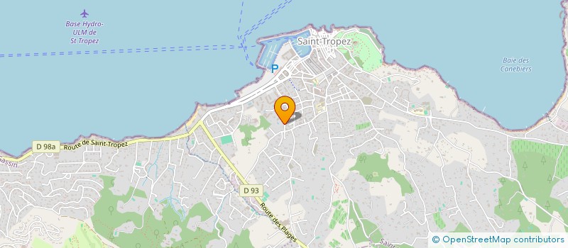 localisation de l'entreprise SCI B.F IMMOBILIER à SAINT TROPEZ