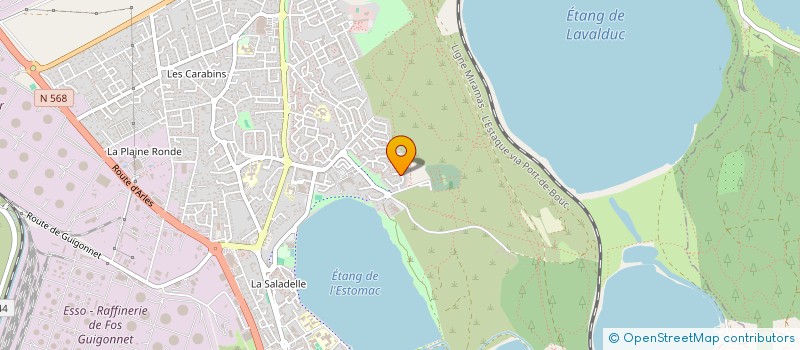 localisation de l'entreprise SCI B F M  FOS-SUR-MER