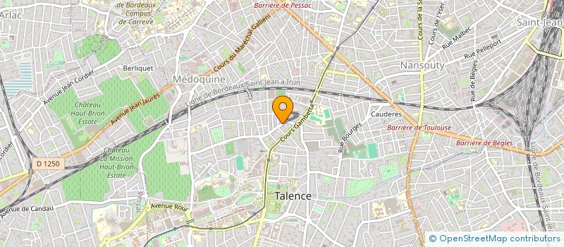 localisation de l'entreprise SCI B.F.N  TALENCE