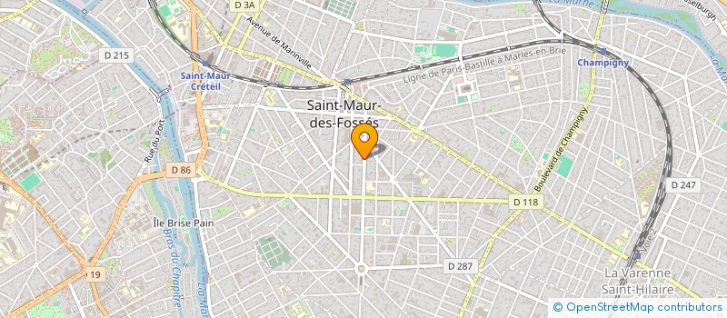 localisation de l'entreprise SCI B.F.P à SAINT-MAUR-DES-FOSSES