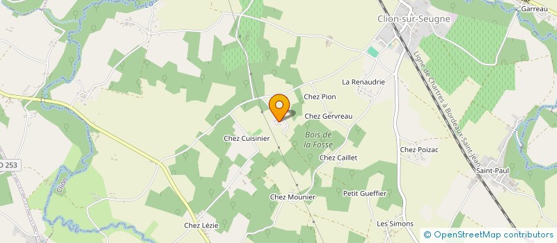 localisation de l'entreprise SCI B F P  SAINT-GERMAIN-DU-SEUDRE