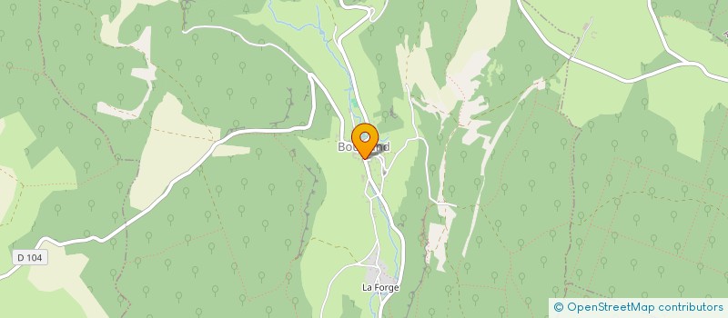 localisation de l'entreprise SCI B.F.V  BOUILLAND