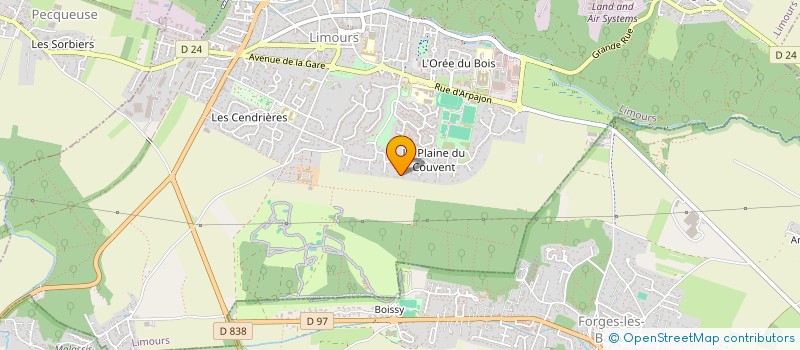 localisation de l'entreprise SCI B.FLAN  LIMOURS