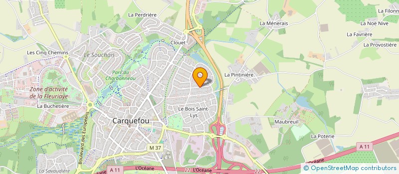 localisation de l'entreprise SCI B.FOUR  CARQUEFOU