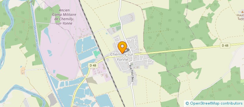 localisation de l'entreprise SCI B.G.  CHEMILLY-SUR-YONNE