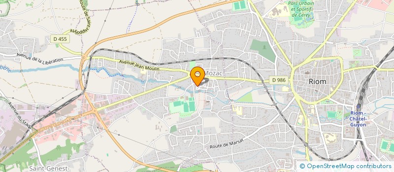 localisation de l'entreprise SCI B G  CHAMBARON SUR MORGE