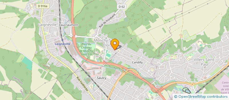 localisation de l'entreprise SCI B&G  MONCHY-SAINT-ELOI