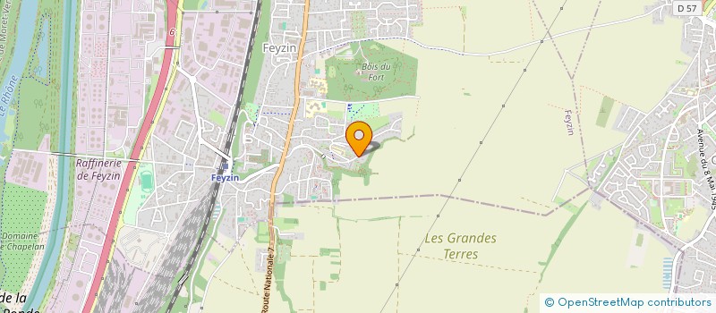 localisation de l'entreprise SCI B.G.D  FEYZIN