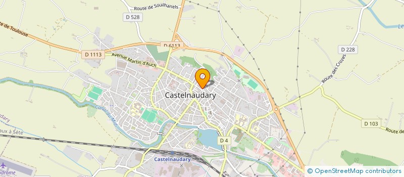 localisation de l'entreprise SCI B.G. DE LA COMEDIE à CASTELNAUDARY