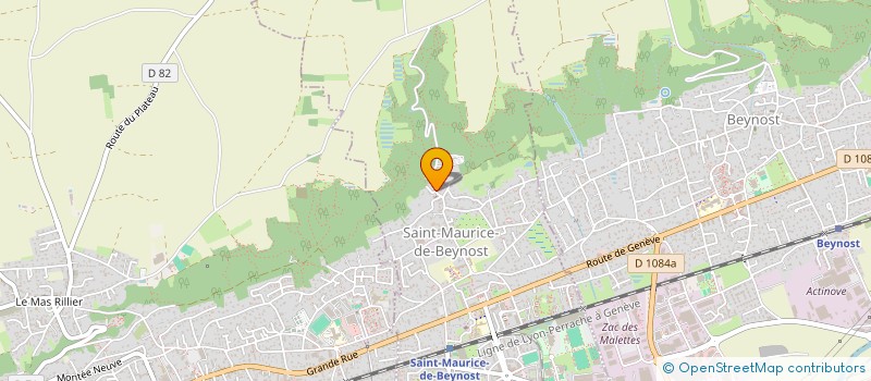 localisation de l'entreprise SCI B.G.I.  SAINT-MAURICE-DE-BEYNOST