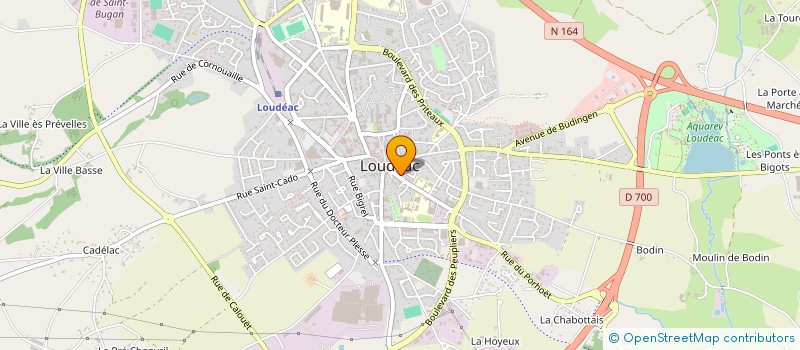 localisation de l'entreprise SCI B.G.M à LOUDEAC