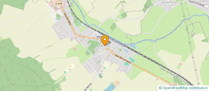 localisation de l'entreprise SCI B.G SODINIED à REMILLY