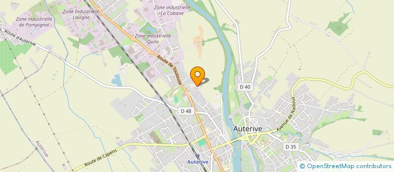 localisation de l'entreprise SCI B.G SUD LOCATIONS  AUTERIVE