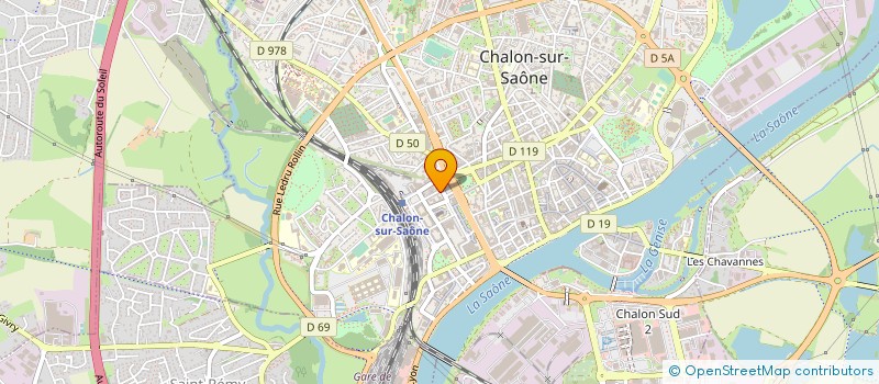 localisation de l'entreprise SCI B.H. à CHALON-SUR-SAONE