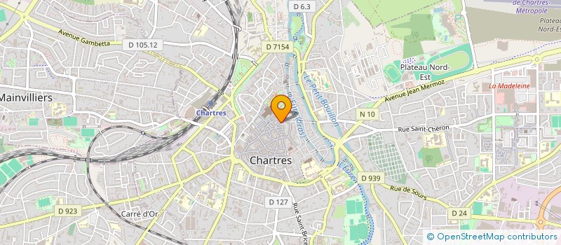 localisation de l'entreprise SCI B H I à CHARTRES