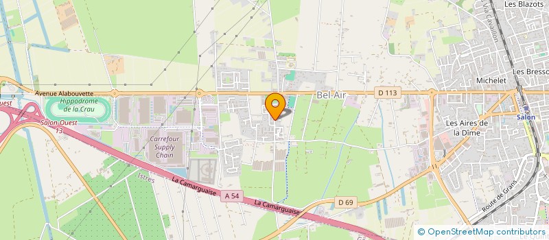 localisation de l'entreprise SCI B&H PATRIMMO  SALON-DE-PROVENCE