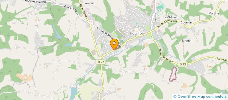 localisation de l'entreprise SCI B H - PICARDIE à POUILLON