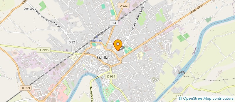 localisation de l'entreprise SCI B.I.C. à GAILLAC